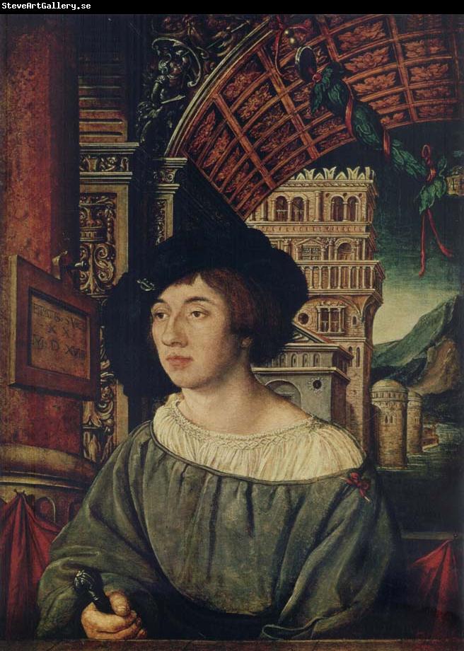 Ambrosius Holbein Portrait of a young man